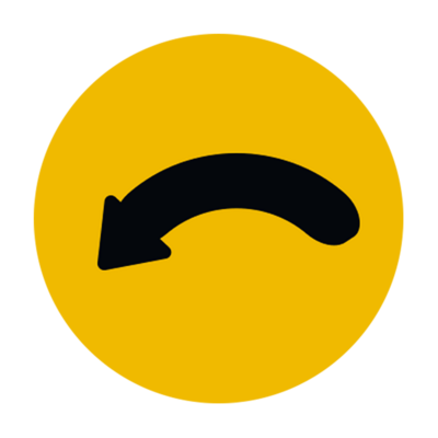Symbol šipka zatáčka