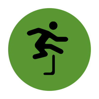 Symbol překážkový běh