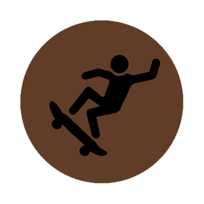 Symbol skateboard